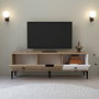 Hanah Home Neva 3502 Soporte para TV Roble y Blanco